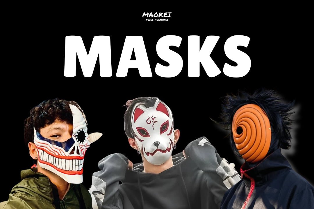 Anime Masks Collection - Stylish, Bold, Iconic Designs | MAOKEI