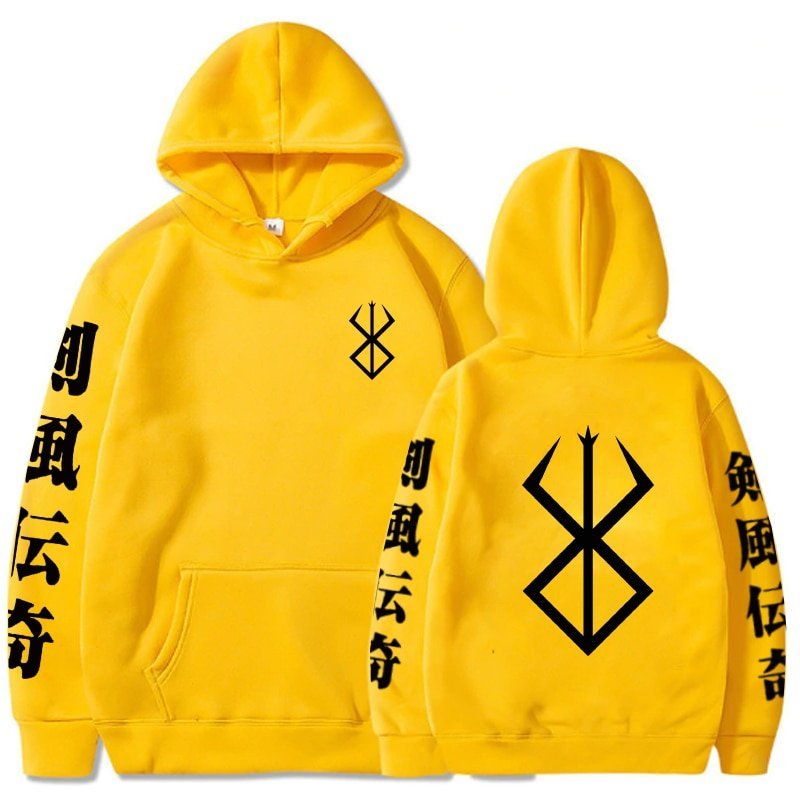 MAOKEI - 2022 Hot Berserk Sacrifice Mark Hoodie - 1005002827964113-Black-XS