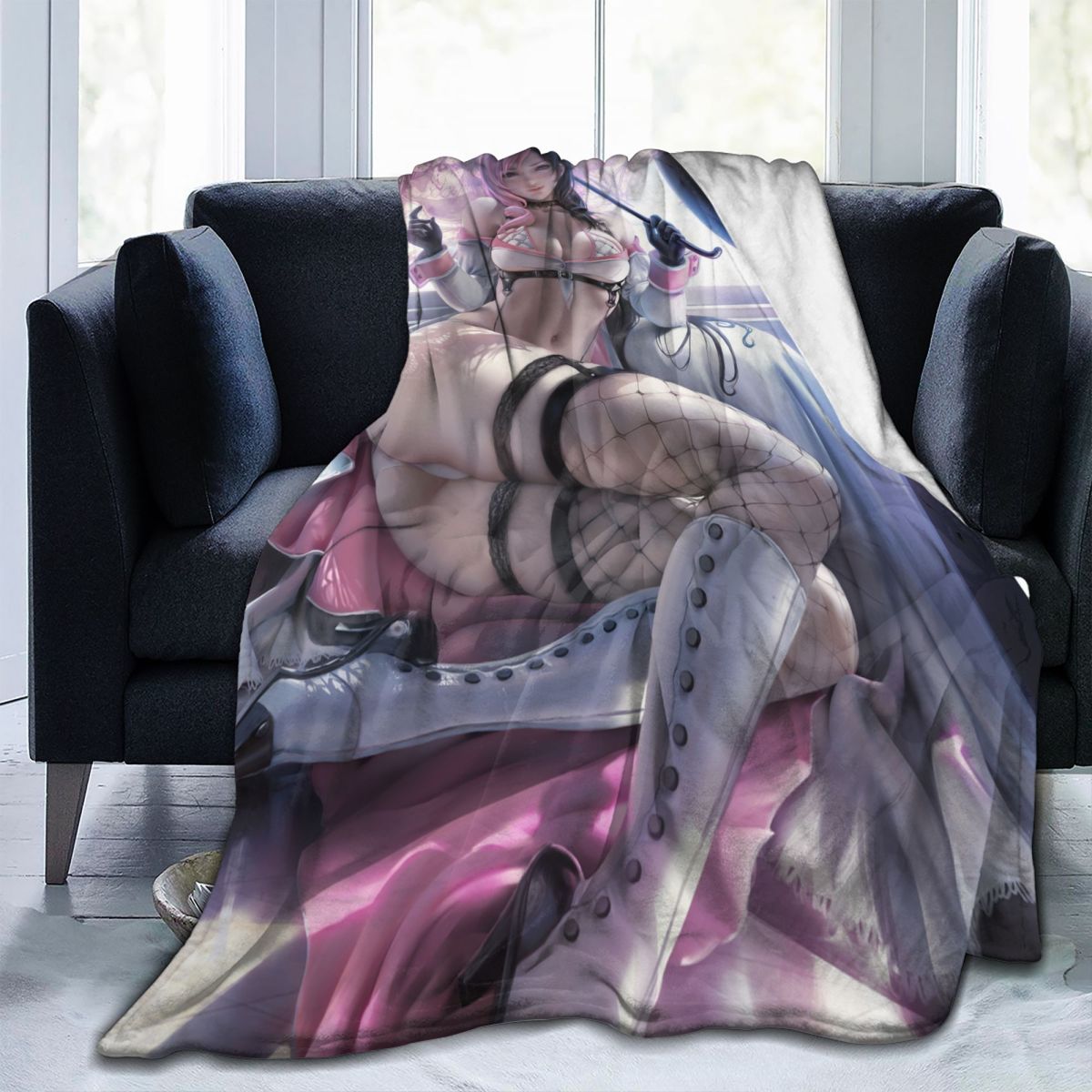 MAOKEI - 3D Ecchi Blanket Game Boss - 1005003694144825-Poster Blanket-100x125cm