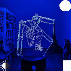 MAOKEI - 3D Led Chainsaw Man Nightlight - 1005003173759350-7 colors no remote
