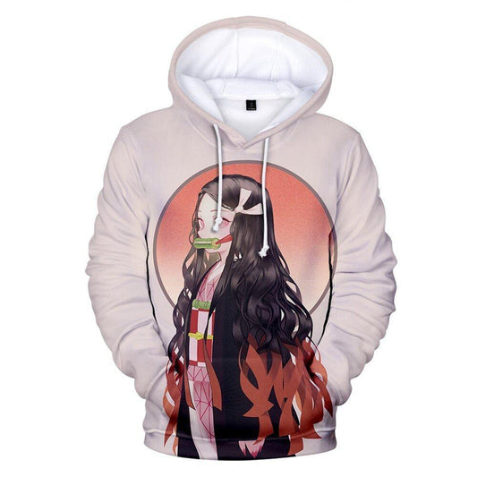MAOKEI - 3D Nezuko Kamado Classic Style Hoodie - 1005002481201019-3D 14-XXS