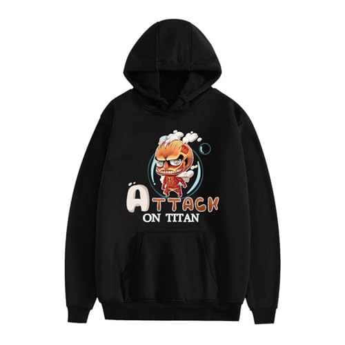MAOKEI - Attack on Titan Chibi Colossal Titan Hoodie - B0CKF1RH14