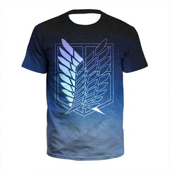 MAOKEI - Attack On Titan Scout Regiment T-Shirt - 1005004645542136-ATF3H221511U-S