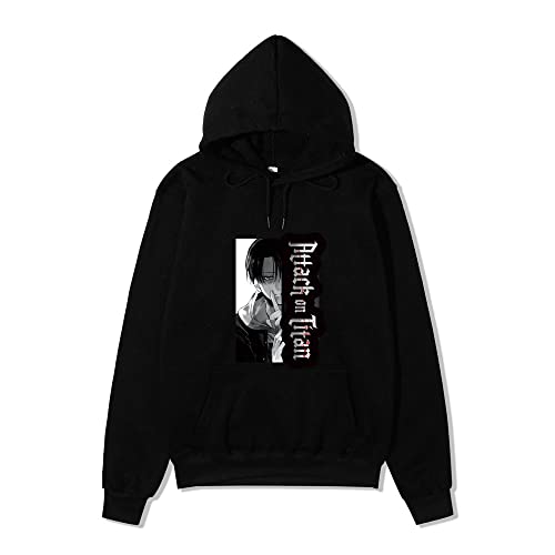 MAOKEI - Attack On Titans Livai Street Style 2 Hoodie - B0BBGHX33B