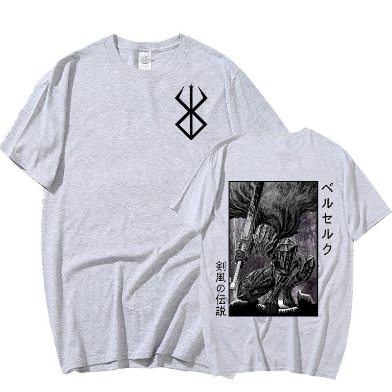 MAOKEI - Berserk Guts Big Swag T-Shirt - 1005003274983015-Black-XS