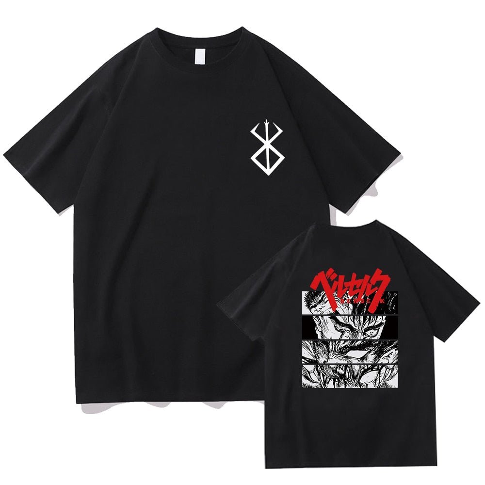 MAOKEI - Berserk Guts Rage Capture T-Shirt - 1005004599113984-Black-S
