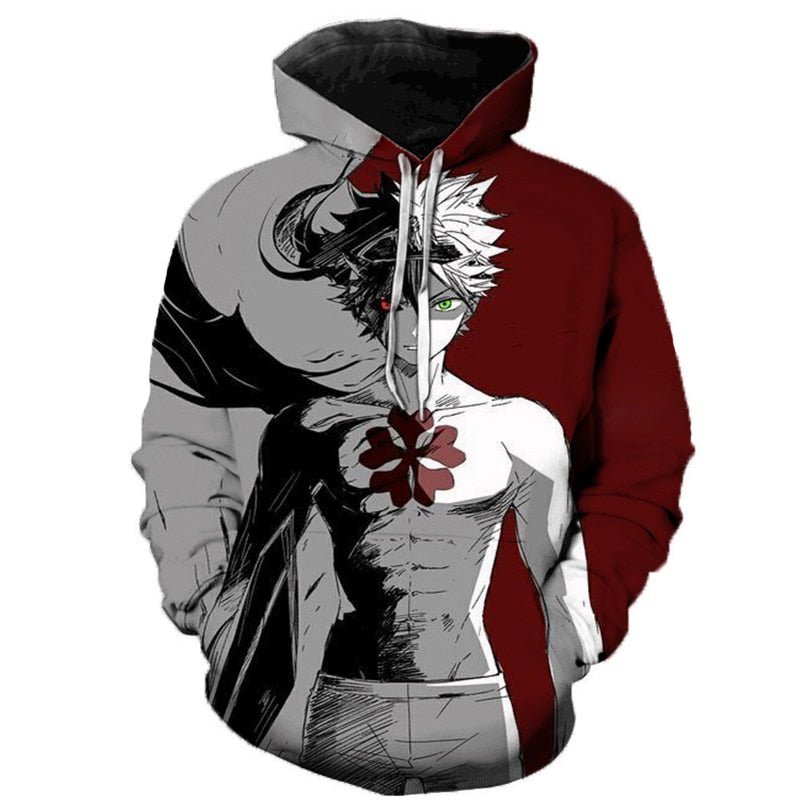 MAOKEI - Black Clover Asta New Style 3D Hoodie - 4000615134885-W07-XXXS