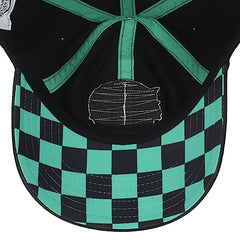 MAOKEI - Demon Slayer Official Emblem Bi-color Bi-side Baseball Hat - B0C887JYBC