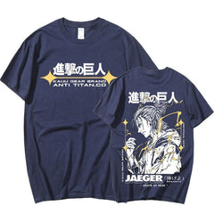 MAOKEI - Eren Jaeger New Style Fashion Shirt - 1005004292057899-Black-XS