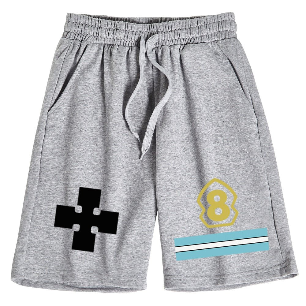 MAOKEI - Fire Force Beach Short 8th Brigard - 1005004285641553-black1-M