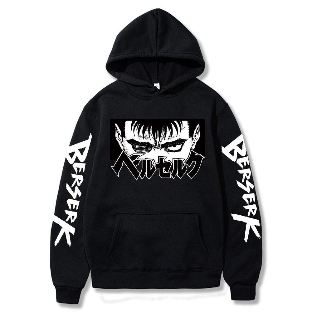 MAOKEI - Griffith Armor Fashion Hoodie - 1005004505340915-black-XS