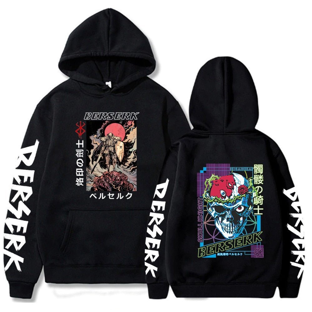 MAOKEI - Griffith Armor Fashion Hoodie - 1005004505340915-black-XS