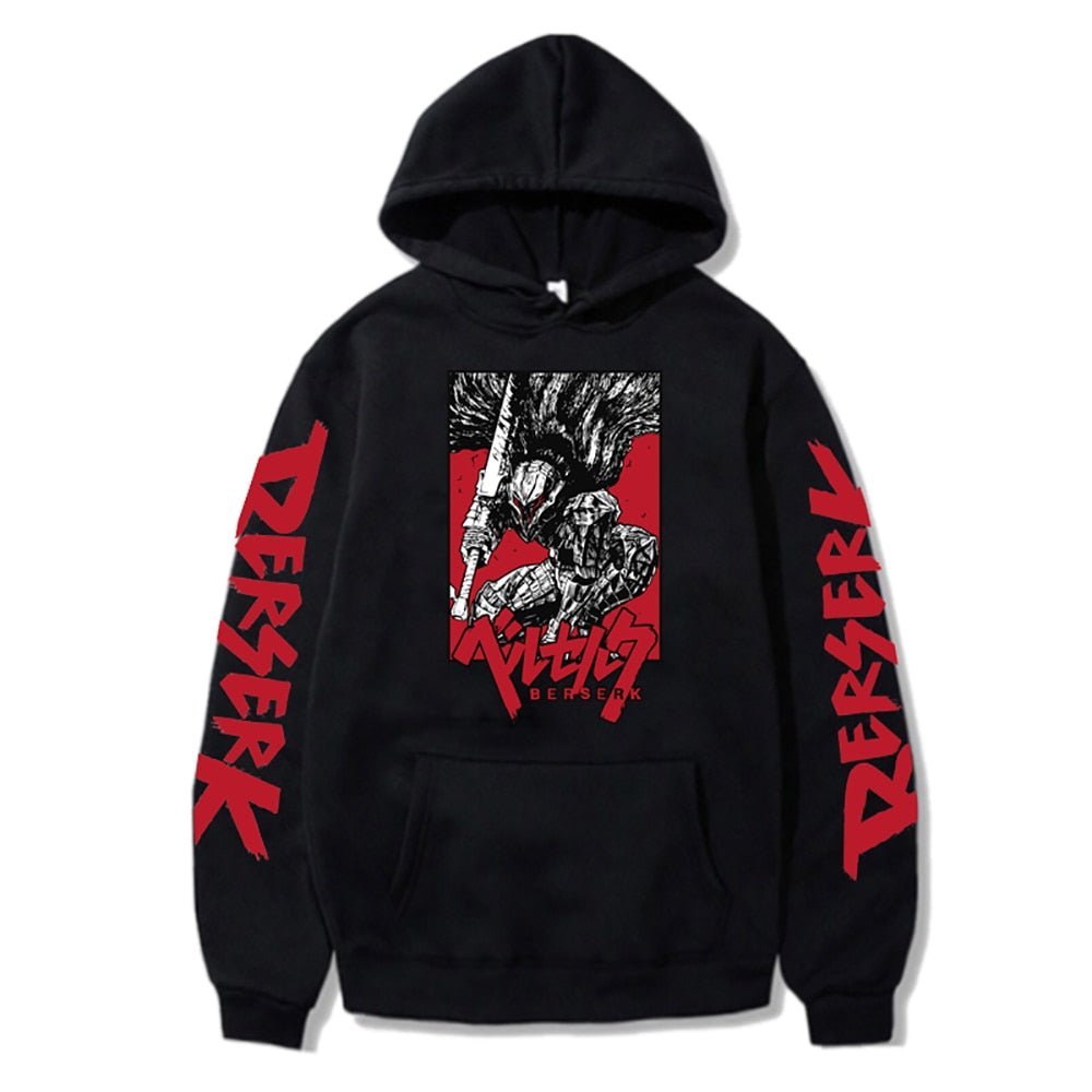 MAOKEI - Griffith Armor Fashion Hoodie - 1005004505340915-black-XS