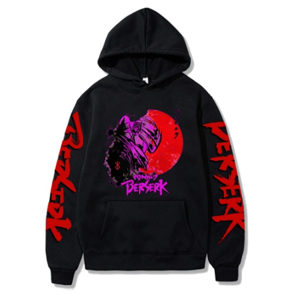 MAOKEI - Griffith Armor Fashion Hoodie - 1005004505340915-black-XS
