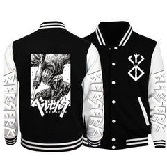 MAOKEI - Harajuku Guts Berserker Jacket - 1005004442324366-Black-XS