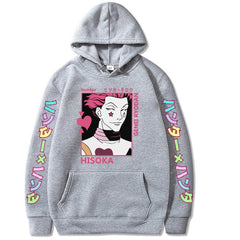 MAOKEI - Hunter X Hunter Hisoka Special Hoodie - 1005002248110546-grey-XS