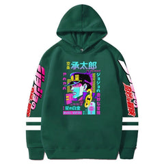 MAOKEI - JoJo Bizarre Jotaro Long Sleeve Hoodie - 1005003246724838-Black 1-XS