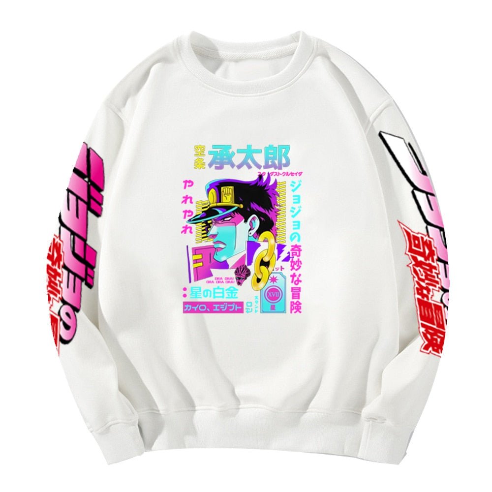 MAOKEI - JoJo Bizarre Jotaro Long Sleeve Hoodie - 1005003246724838-Black 1-XS