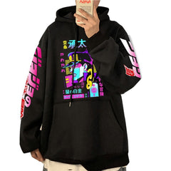 MAOKEI - JoJo Bizarre Jotaro Long Sleeve Hoodie - 1005003246724838-Black 1-XS