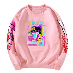 MAOKEI - JoJo Bizarre Jotaro Long Sleeve Hoodie - 1005003246724838-Black 1-XS