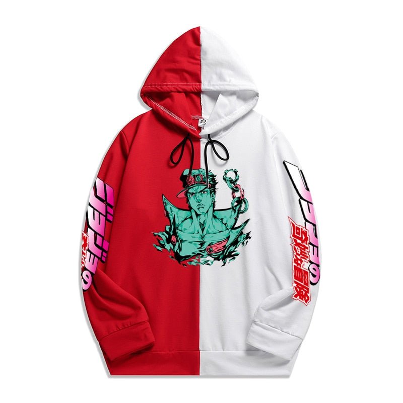 MAOKEI - JoJo Bizarre Jotaro Long Sleeve Hoodie - 1005003246724838-Black 1-XS