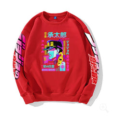 MAOKEI - JoJo Bizarre Jotaro Long Sleeve Hoodie - 1005003246724838-Black 1-XS