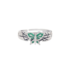 MAOKEI - Jolyne Cujoh Butterfly Ring - 1005004958651309-Resizable-Jolyne Cujoh