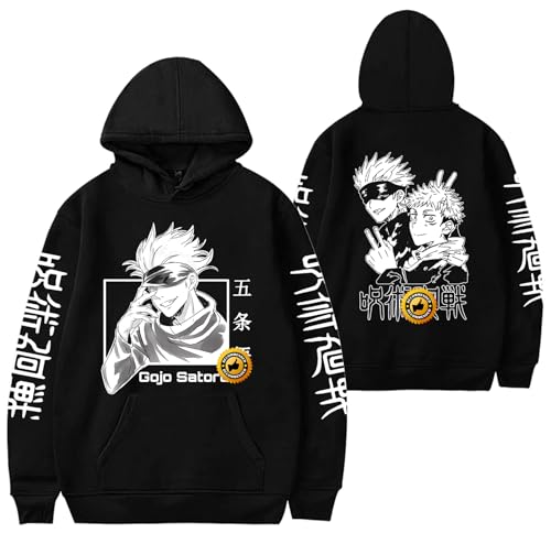 MAOKEI - Jujutsu Kaisen Satoru Gojo & Itadori Best Hoodie - B0CKMXZJK1