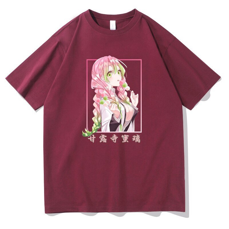 MAOKEI - Kanroji Mitsuri 3D T-Shirt - 1005004500262026-Black-XS