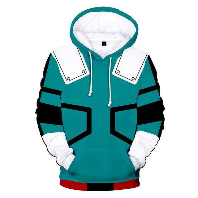 MAOKEI - MHA Izuku Midoriya Uniform Hoodie - 32884064229-3dwy-900-XXS