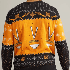 MAOKEI - Naruto Shippuden Ichiraku Ramen Christmas Sweater Style 2 - B09YMT3W3C