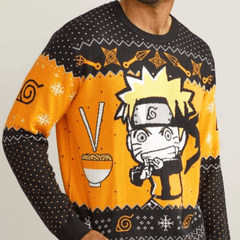 MAOKEI - Naruto Shippuden Ichiraku Ramen Christmas Sweater Style 2 - B09YMT3W3C