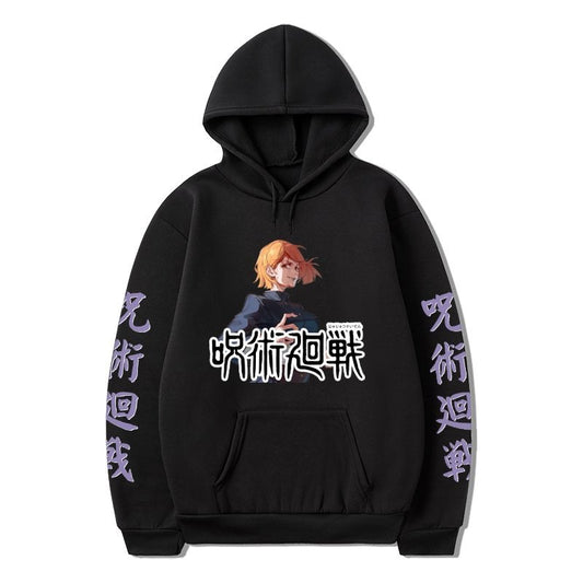 MAOKEI - Nobara Simple Hoodie - 1005004773588123-Black-S