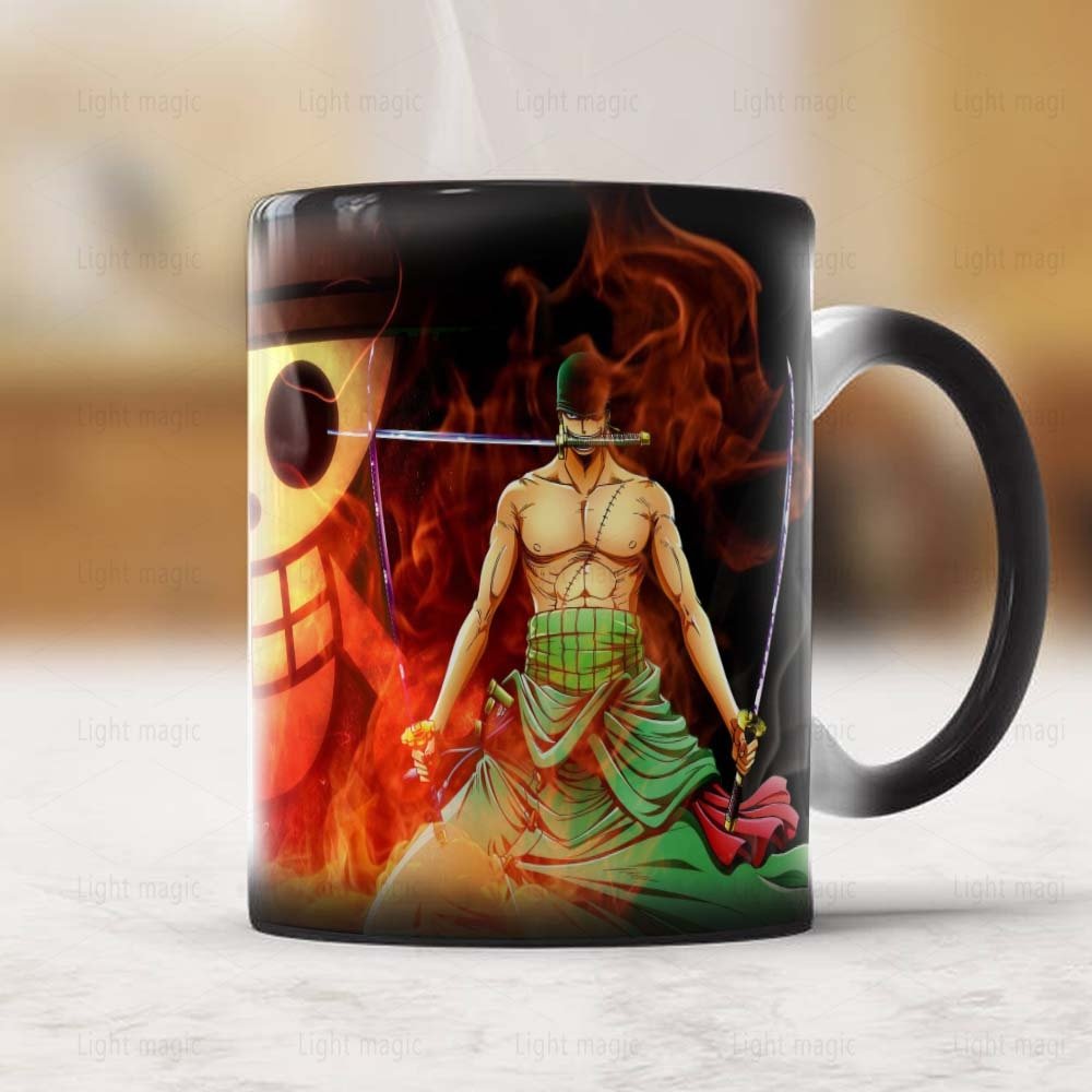 MAOKEI - Once Piece Zoro Concentration Magic Mug - 1005003732741028-style 01-11oz
