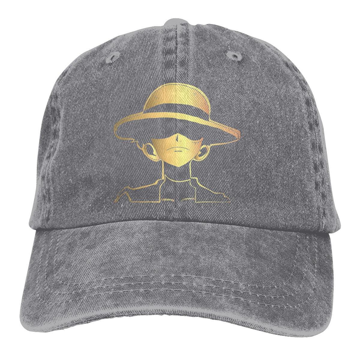 MAOKEI - One Piece Golden Luffy Cap - 1005004590011768-Gray-One Size