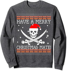 MAOKEI - One Piece Pirate Emblem Christmas Sweater - B07HM5R4P3