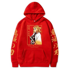 MAOKEI - Rengoku Calm Standard Style Hoodie - 1005003493619590-Black-XS