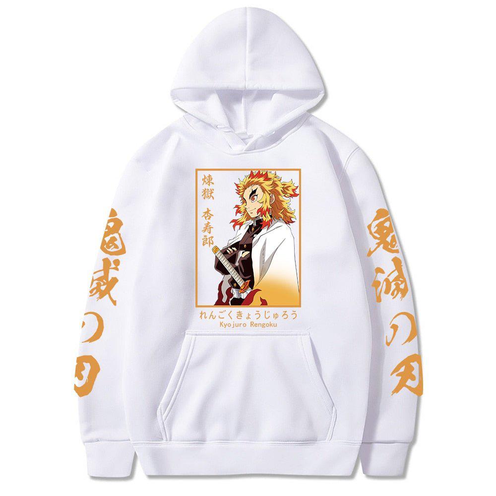MAOKEI - Rengoku Calm Standard Style Hoodie - 1005003493619590-Black-XS