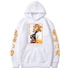 MAOKEI - Rengoku Calm Standard Style Hoodie - 1005003493619590-Black-XS