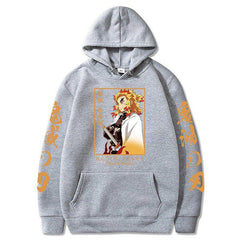 MAOKEI - Rengoku Calm Standard Style Hoodie - 1005003493619590-Black-XS