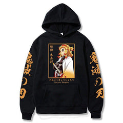 MAOKEI - Rengoku Calm Standard Style Hoodie - 1005003493619590-Black-XS