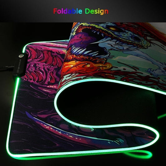 MAOKEI - RGB LED Genshin Impact Luminous Keyboard Mat - 1005002625414169-FJ005094-RGB350x600x3mm