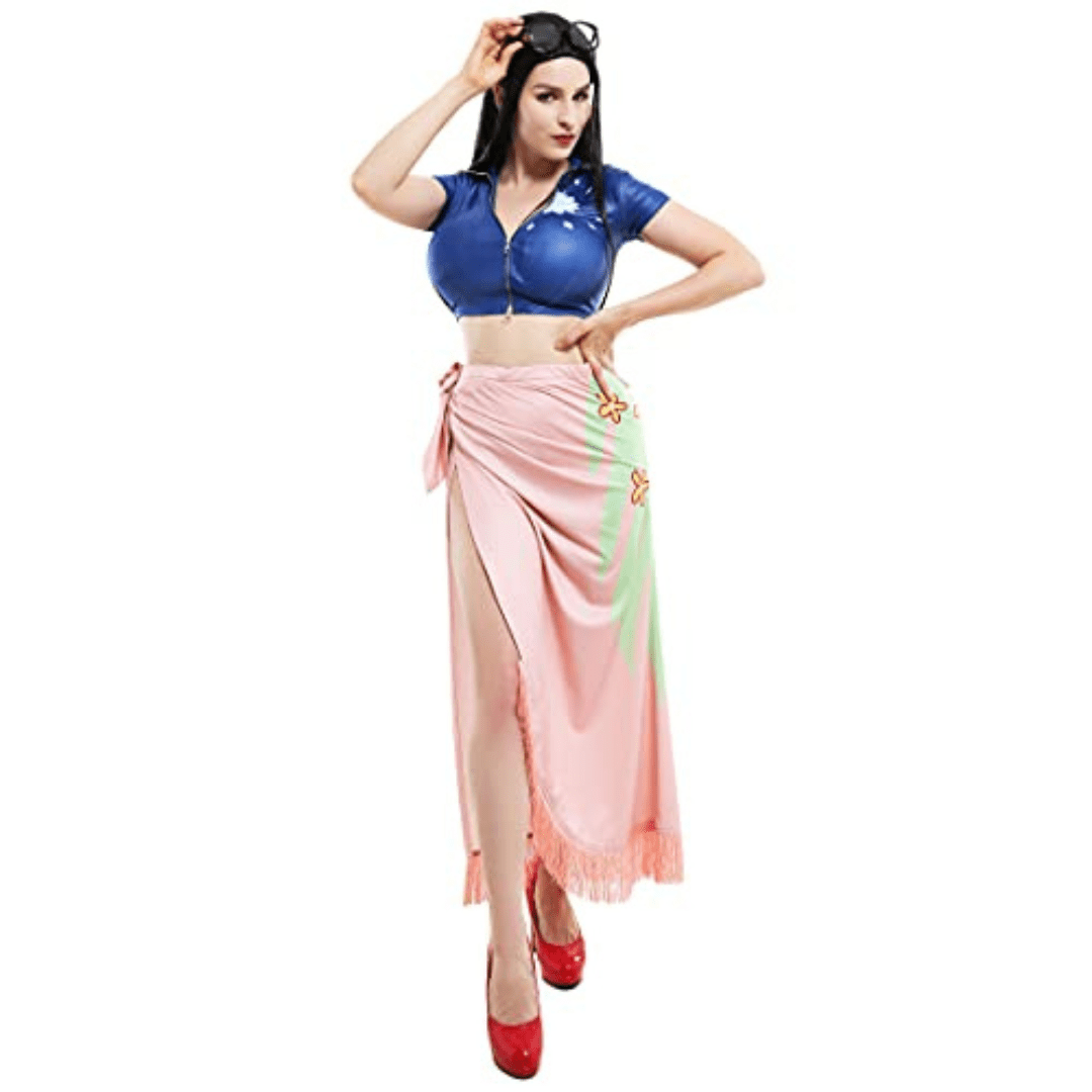 MAOKEI - Robin East Blue Style Cosplay Costume - B09BQXC578