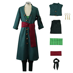MAOKEI - Roronoa Zoro Wano Style 2 Cosplay Costume - B0BKZYWRTR
