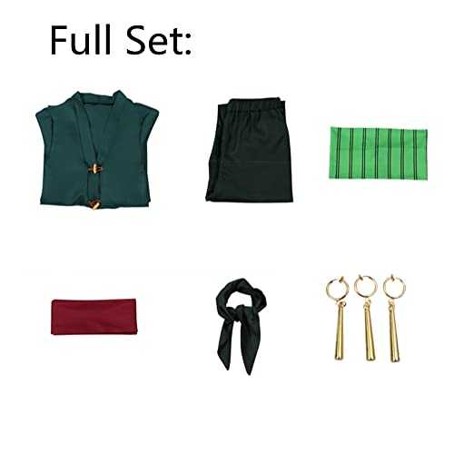 MAOKEI - Roronoa Zoro Wano Style 2 Cosplay Costume - B0BKZYWRTR
