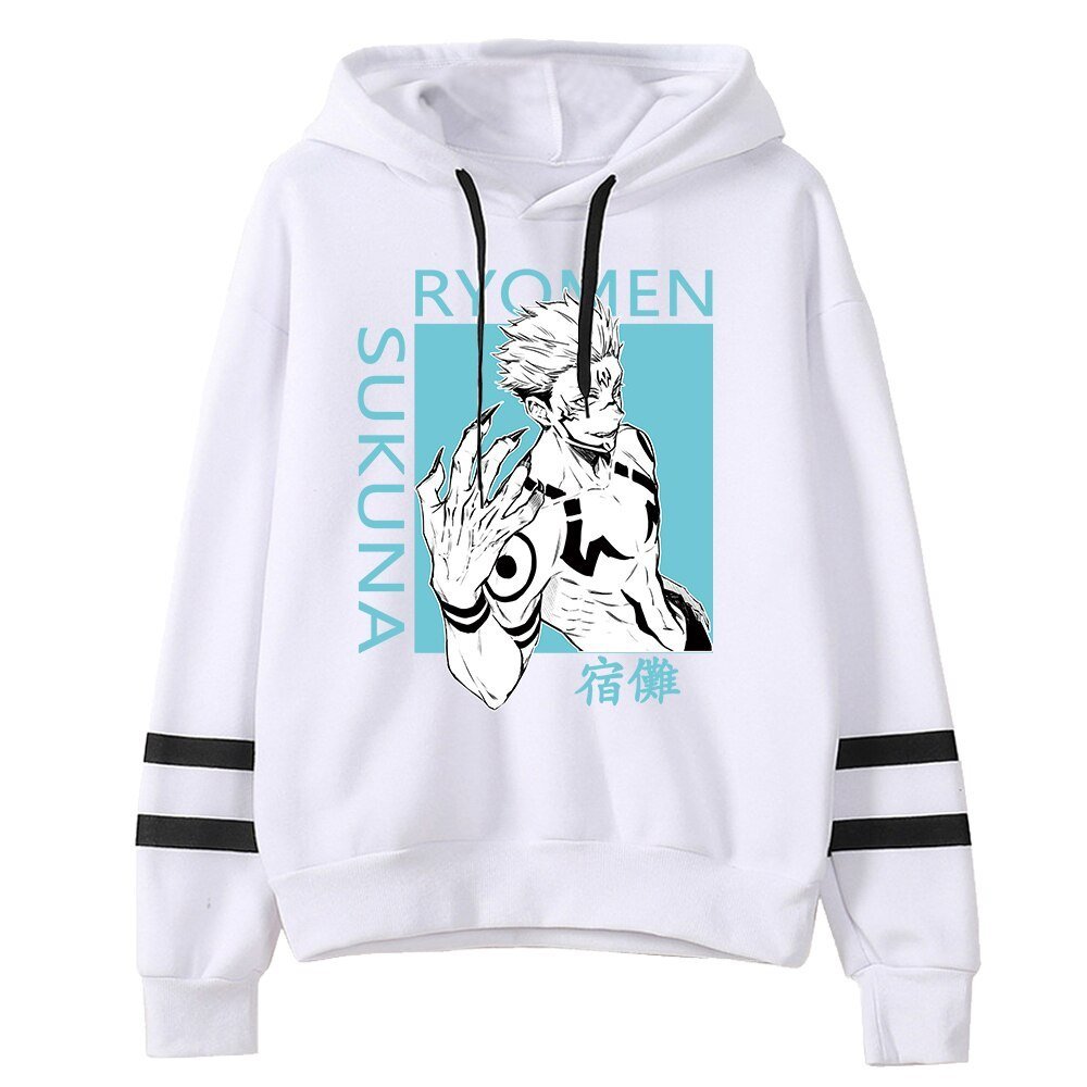 MAOKEI - Ryomen Sukuna 3D Band Hoodie - 1005003186636314-Black-XXS