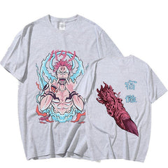 MAOKEI - Ryomen Sukuna Finger Mode T-Shirt - 1005004375910172-Black-XS