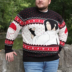 MAOKEI - Sasuke Uchiha Epic Christmas Sweater - B09M7J74B5