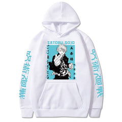 MAOKEI - Satoru Gojo Street Style Hoodie - 1005004199579045-Black-XS