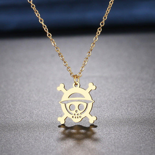 MAOKEI - Stainless Steel One Piece Necklace - 1005003304871581-Gold-45cm